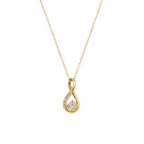 Necklace K18 Yellow Gold Basic Diamond AGVN623840DI [Vendome Aoyama] [Official]