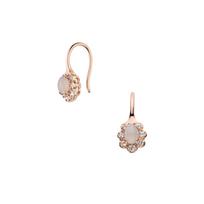Vendome Aoyama K10PG Gray Moonstone Earrings AJAA2446 MN [Official]