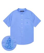 Lmc Bear Crest Short Slv Shirt Blue Blue/2