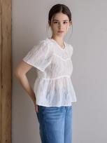 Rotre Domin Lautre Ette Ribbon New White Blouse White/L