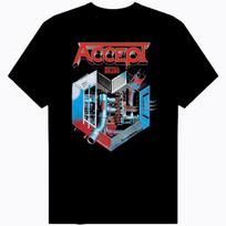 Accept Metal Heart Udo Heavy Metal Band Rage New Black Unisex T-Shirt L