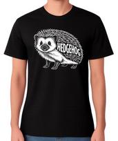 Ežiukas Unisex marškinėliai Mielas gyvūnas Laukinių gyvūnų iliustracija Grafinis T-shirt XXXL