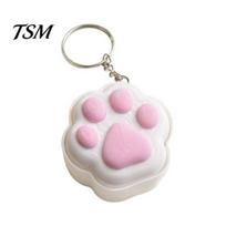 Cat Claw Keychain Paw Fidget Clicker Keychain, Stress Relief Kitten Portable Toy, Backpacks Handbag Purse Charm Keyring for Women Girls Toy