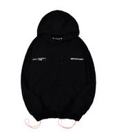 Emotion Planet Boa Fleece Logo Hoodie (Black) Black/L(100)