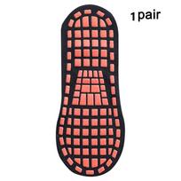1/2 Pairs Non-slip Socks Black Cotton Massage Brand New 1pair