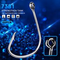 Fishing Gear Quality Octopus Hook with Barb Hook Loose Single Hook 100 pieces/pack 1#