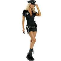 M-2XL Plus Size, Ladies Cosplay Stage Performance Female Police Uniform Instructor Uniform, Halloween Costume S