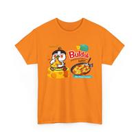 Aštri sūrio ramen unisex marškinėliai, dovanų rinkinys korėjiečių maisto mėgėjams, ramen makaronų marškinėliai M orange