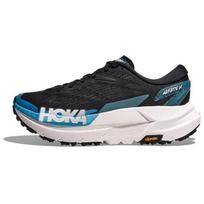 HOKA ONE ONE Mafate X Running Shoes Women's Black Blue Sneakers 1162010-BKSK 39