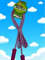 7-inch Cotton Jump Rope for Kids and Adults, Ideal for School Exams and Fitness rožinė raudona spalva