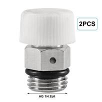 2Pcs Radiator Bleed Valve Automatic Heater Bleeder For Heating Systems Bleed Valve For Radiator Air Release Valve Heating System