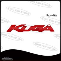 Automobilio stiliaus detalės Kuga raidės emblema ST Line Vignale EcoBoost MK2 MK3 Automobilio galinės bagažinės emblema Lipdukas Kėbulo lipdukas Priedai