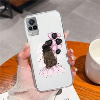 New Case For Vivo V21 V21E Stylish Painted Back Cover Soft TPU Silicone Transparent Shockproof Bumper For Vivo V 21 E Funda Capa Vivo V21