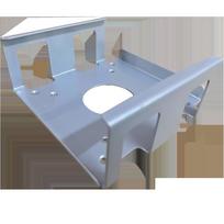 Bottom Mount Desktop Stand Hanging Design Under Desk Desk Bottom Bracket Cooling Function for Mac Studio Mac mini M4 / M4 Pro gray