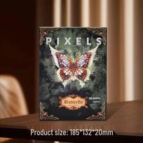 Gothic Butterfly European Style Retro Planner: 110-Page Full-Color Illustrated Notebook 32K brown