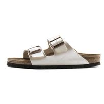 Birkenstock Arizona Birko Flor Sandal Graceful Pearl White Men Sneakers 1009921 38