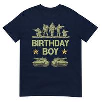 Birthday Boy Military Decorations Camo Soldier Birthday Boy Tshirt S