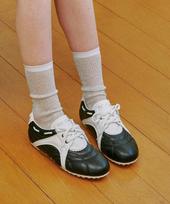 [FRI FLA] LJH1033 Quilting Sneakers 5011196834 black-235