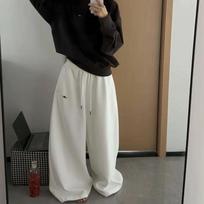VIONA American Retro Hip-Hop Oversized Woman Black Casual Sweatpants Korean Streetwear Loose Jogging Pants High Waist Wide-Leg Pants S balta