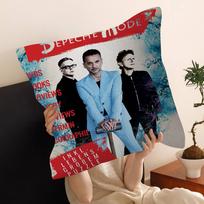 D-Depeche-M-Mode Singer Cushion Cover Inches Farmhouse Decor Home Throw Pillow Covers for Couch Decorations 30x30cm