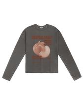 Match Glove Peaches Slim Spandex Long Sleeve Tee (Dark Gray) Light Gray