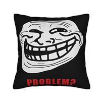 Trol Face RAGE COMIC  Pillowcase Polyester Cushion Cover Gift  Throw Pillow Case Cover Home Zipper 45X45cm 40x40cm