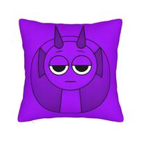 Sun Sprunki Square Pillow Case Cartoon Game Cushion Cover Custom Zipper Decor Pillowcase for Car 18 x18 40x40cm