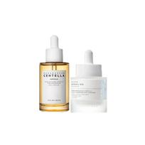 SKIN1004 2Pcs Ampoule Set,55ml Centella Serum+30ml Peptide Microneedle Serum,Soothing Anti-Aging Facial Kit