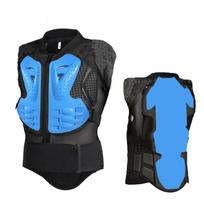 Sleeveless Motorcycle ATV Dirt Bike Body Back Armor Vest Motocross Roller Skating Spine Chest Protection Clothing S bedugnė