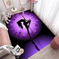16 Stilių Pole Dance Menas Spausdintas Kilimas Namų Dekoro Kilimėliai Pole Dance Klasė Didelis Plotas Keturiems Metams Grindų Kilimėlis Skalbiamas Mašinoje 60cm x 90cm