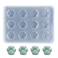 Paw Silicone Epoxy Mold Handmade Lovely Keychain Silicone Mold Craft DIY Jewelry 1