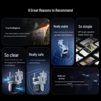 Jingxiaodou Dual-Lens 10MP Outdoor WiFi Security Camera (CN version) 64GB Storage