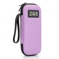 Thermometer Display Insulin Cooling Storage Case Waterproof Pill Organizer Box  Cold Storage violetinė
