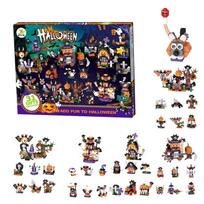 Plastic Building Halloween Advent Calendar for Kids 31 Days or Party Gift Set in Box One Size