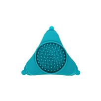 Non-Slip Design Slow Feeder Pad Silicone Anti-Choke Food Pad Dog Feeder Mat  for Dogs and Cats mėlyna