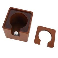 Universal Fit Coffee Filter Tamper Stand Wood Material Wood Tamping Station  Home Barista Counter