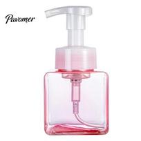 Automatic Foam Soap Dispenser 250/450ML Press Foaming Dispenser, Refillable Hand Shampoo Shower Multi-use Bottle Gel Container, Empty Pump Lotion for 250ml rožinė