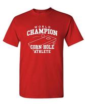 CORNHOLE CHAMPION - Unisex Cotton T-Shirt Tee Shirt 2XL