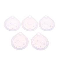 5Pcs Silicone 50MM Pressure Oval Silica Gel Inclined Hole Diaphragm For Water Heater Gas Water Heater Water Pressure Diaphragm