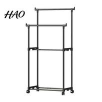 Shoe Rack Modern Modular Storage Coat Hanger Strong Load-bearing Stable Structure Clothes Easy Assembly Double Rod juoda