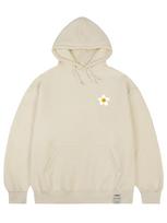 Graver [Unisex] Small Tape Flower Dot Smile Hoodie_Cream Cream/M