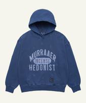 Mura Star Shower Pigment Hoodie Sweatshirt _ Blue Blue/2
