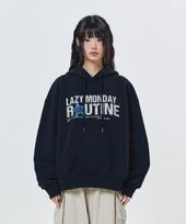 Lmr Full Lettering Star Point Hoodie Black Black/Free
