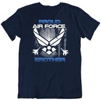 Oro pajėgų veteranas brolis Usaf Usaf Us Air Force Hero Proud Tee unisex marškinėliai S