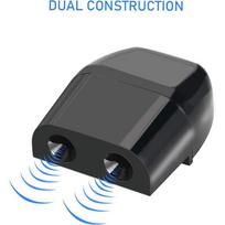Car Deer Whistles Avoids Deer Collisions Animal Repeller Ultrasonic Animal Whistle Warn Deer Wildlife Warning Device Claxon Horn gray