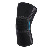 1PCS Sports Knee Pads Elastic Nylon Sports Compression Knee Pads For Basketball Volleyball Fitness Jogging Bicycle Knee Support Bracket Black Blue-L mėlyna