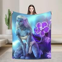 Avatar The Way of Water Plush Blanket Soft Warm Throw for Bedding Outdoor Decorative Use  Flannel Bedspread Cover 40x50in
