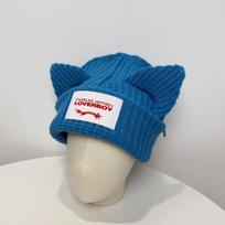 Miling Piggy Cat Ear Beanie šviesiai mėlyna spalva