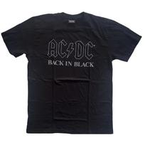 AC/DC T-Shirt: Back In Black OFFICIAL NEW 3XL