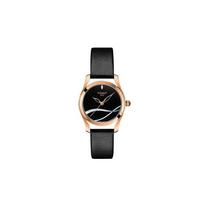 Tissot Seastar Quartz Watch 30M Water Resistant 30Mm Black Dial Stainless Steel Case Leather Strap Women watches T112.210.36.051.00 Regular Watch Box,Black Dial